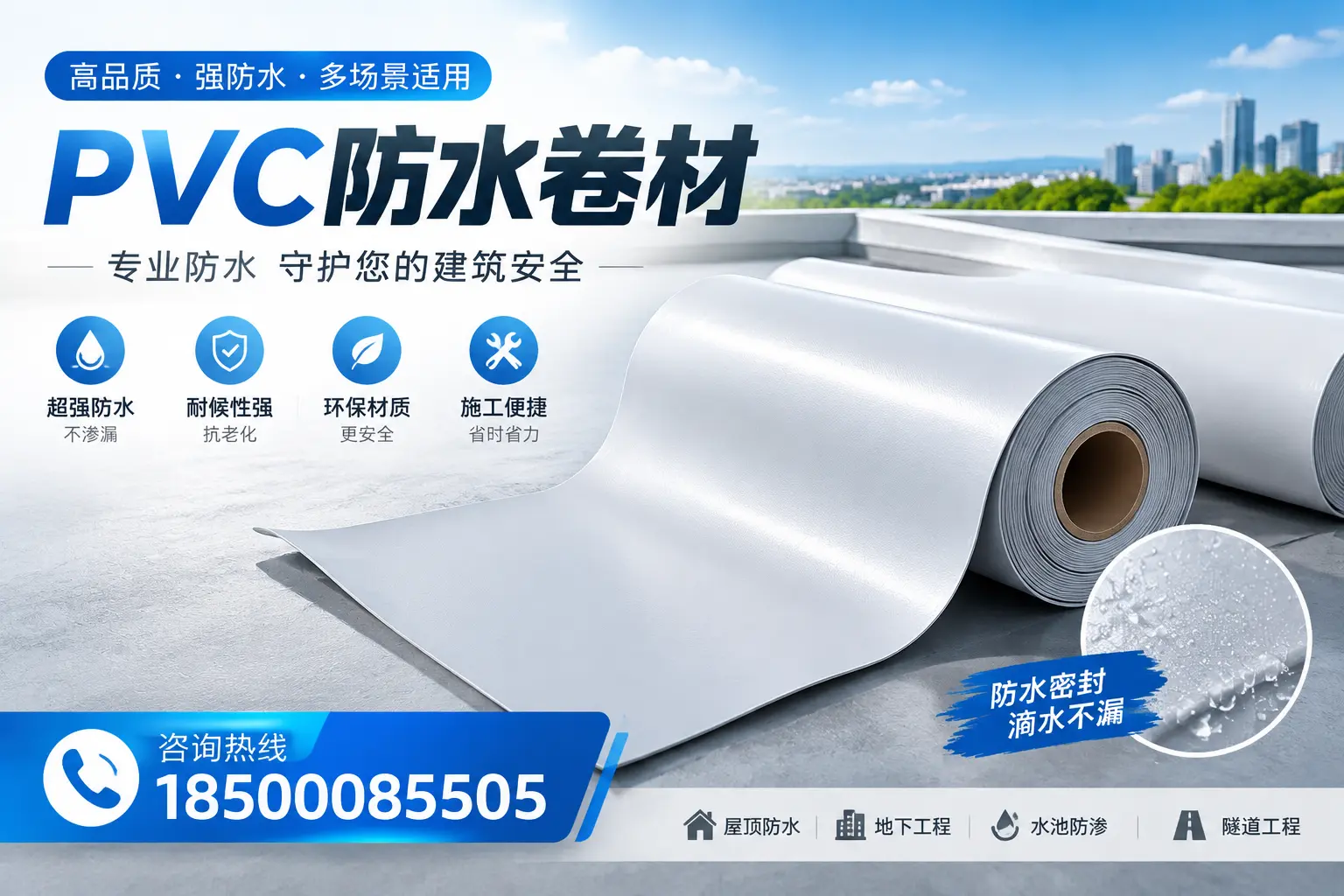 PVC防水卷材的市场竞争分析,钦州品牌选择参考